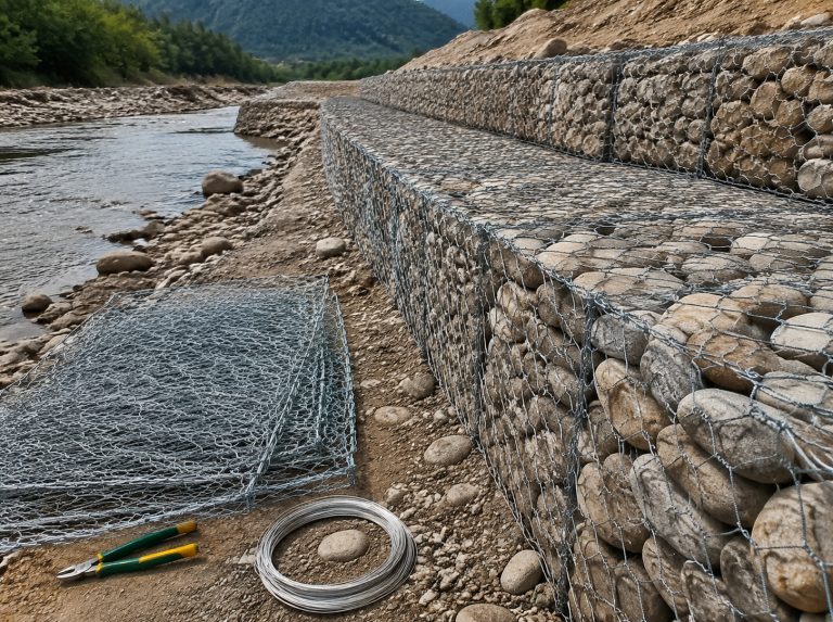 沙湾区河道边坡石笼网